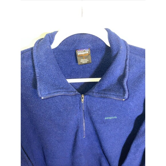 Patagonia Capilene Men’s Light Fleece Jacket Size Large Blue Hiking Walking - Picture 3 of 12
